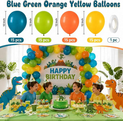 Blue Green Orange Balloons - Image 2