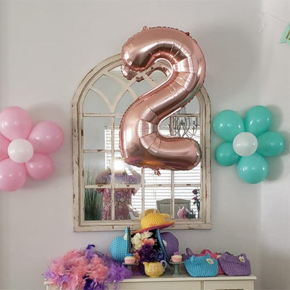 Rose Gold 21st Birthday Balloons - Image 6