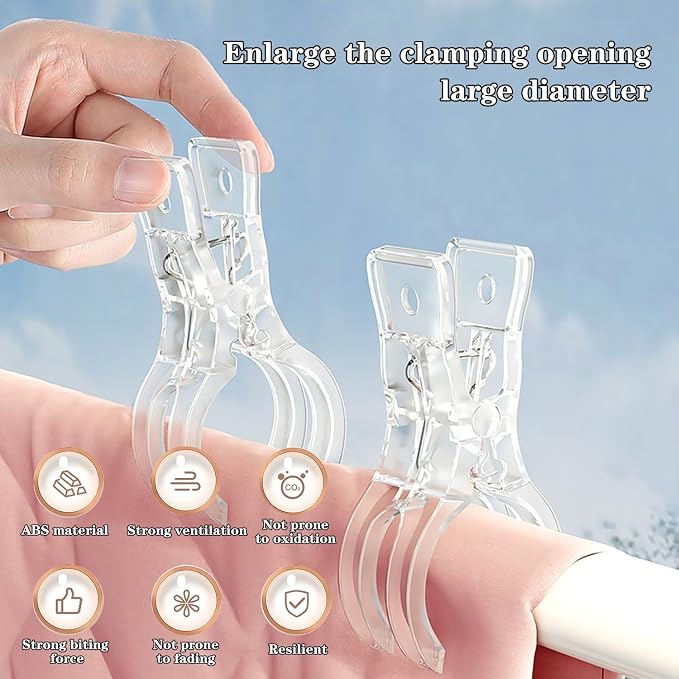 20 Pack Plastic Transparent Balloon Arch Clips - Image 6