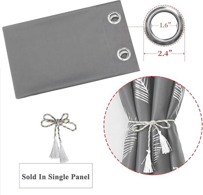 Sliding Glass Door Curtain 80W x 84L Inch Thermal Insulated Blackout Curtain 84 - Image 7