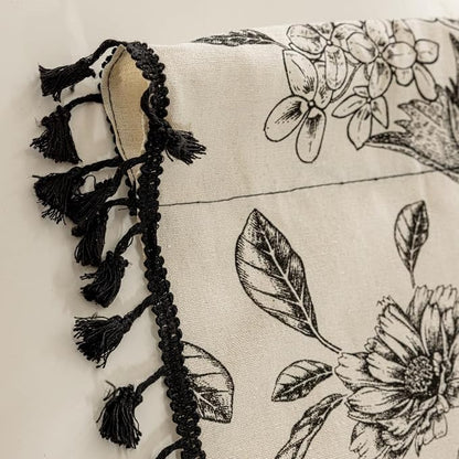 F-CHU Bohemian Curtains for Bedroom 63 Inch Length French Country Floral Drapes - Image 5