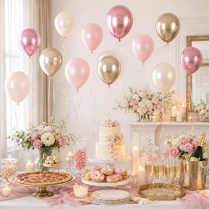 Pink Gold Balloons - Image 5
