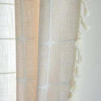 Sutuo Home Boho Curtains for Kitchen Kid's Room 72 Inch Length, Bohemian - Image 2