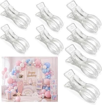 10 Pcs Spring Clamps for Crafts, Balloon Arches & Backdrops 3.5” Clip Set | - Image 5