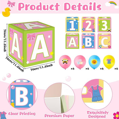 Cartoon Teacher Party Decorations Set Includes ABC Alphabet 123 Party Favor - Image 2
