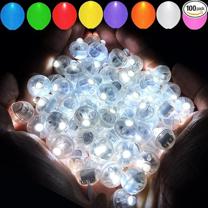 Aogist 100pcs White Balloon Lights, Long Standby Time Waterproof Mini Light by Aogist