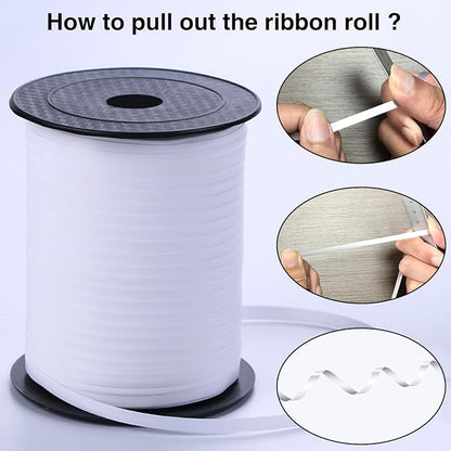 Crimped Curling Ribbon，500 Yard，1/5" - Image 3