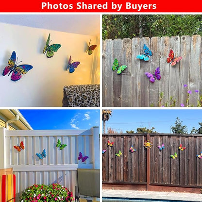 Metal Butterfly Wall Decor - Image 3