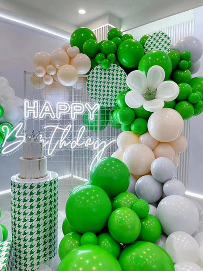 FOTIOMRG Green Balloons 12 inch, 50 Pack Green Latex Party Balloons Helium - Image 4