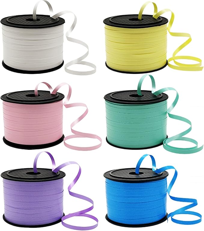 Decorative Curly Ribbon for Gift Wrapping, Party Balloon Decoration by LACNNY