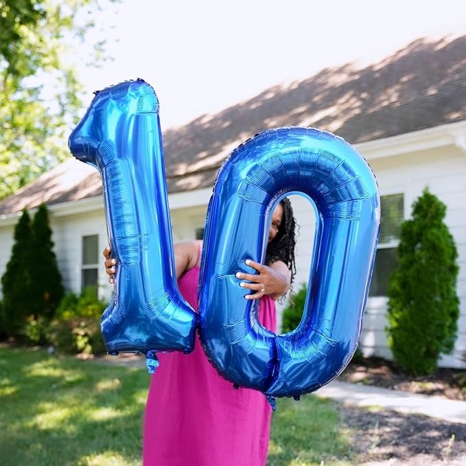 Navy Blue 10 Balloon - Image 6