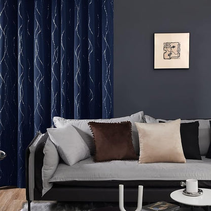 Deconovo Living Room Curtains 72 Inches Long, Thermal Insulated, Room Darkening - Image 4