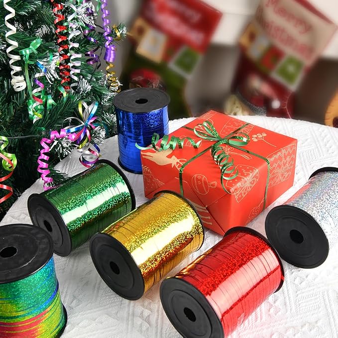 Gold Ribbon, 500 Yard Curling Ribbon - Image 2