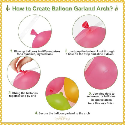 CROSSFINGERS Mexican Cinco de Mayo Fiesta Balloon Arch Kit - Image 6