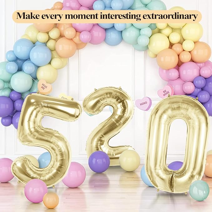 Number 67 Balloons for 67th Birthday Party Decorations, 40 Inch 0-100 - Image 6