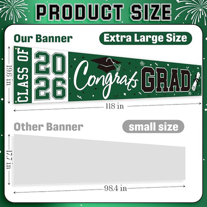 2026 Graduation Yard Sign, Large Congrats Grad Yard Banner Class of 2026 Banner - Image 4