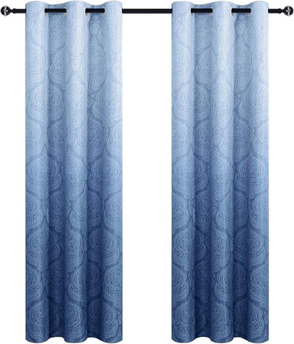 DWCN Ombre Blackout Curtains for Bedroom - Image 9