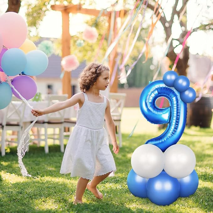 OFFCUP 40 Inch Blue Number 21 Balloon - Image 6