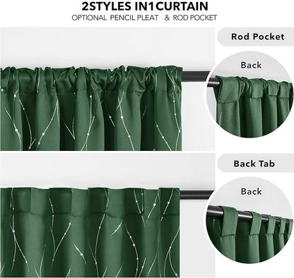 Deconovo Blackout Back Tab Curtains - Image 4