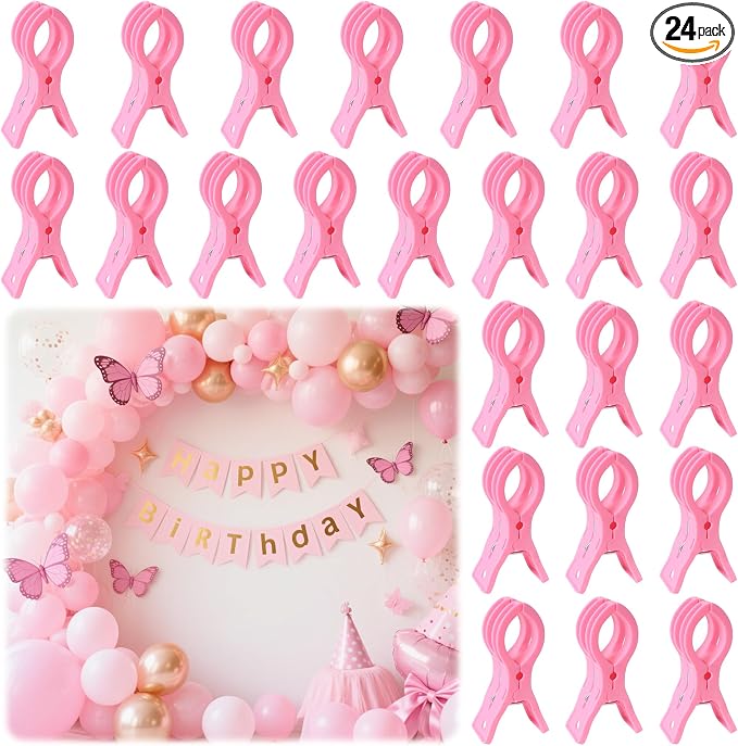 PUGPIU 24 Pack Balloon Arch Clips by Unknown