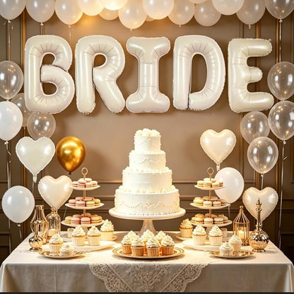 TONIFUL 40 Inch Giant Bride Balloon Bachelorette Party Decorations - Image 4