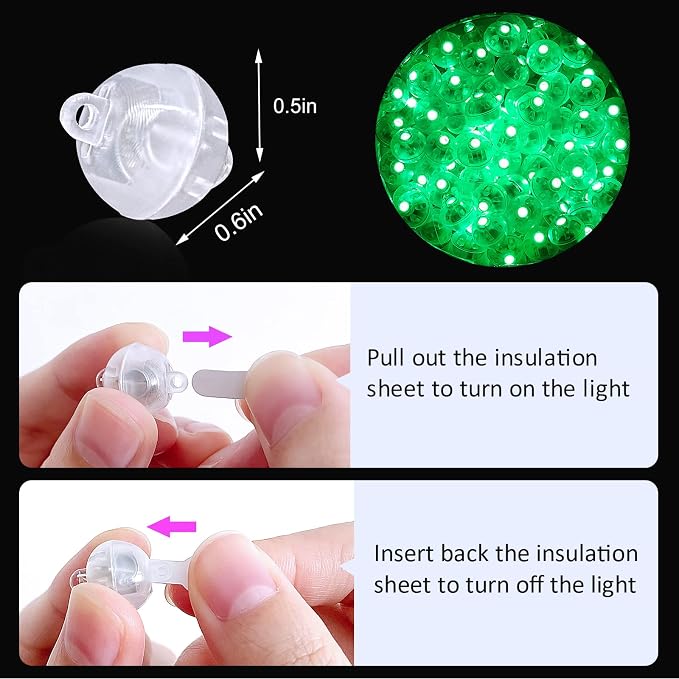100PCs Mini Led Lights, Led Balloons Light - Image 3