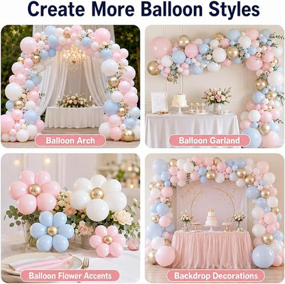 15 Pack Balloon Arch Clips, 3.5" Clear Spring Clamps - Image 6