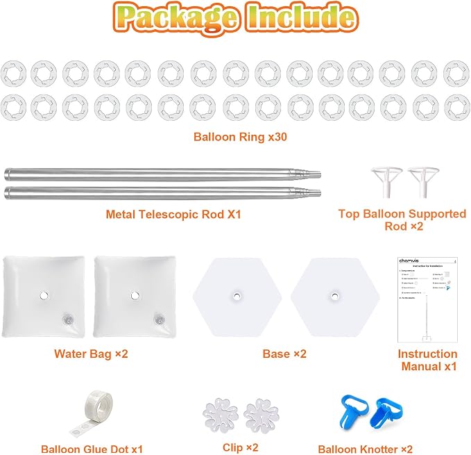Chamvis 2 Set Balloon Column Kit - Image 5