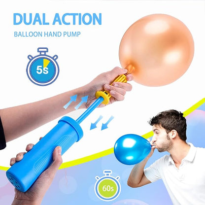 Balloon Hand Pump, Balloon Pump Hand Two-Way Dual Action, Air Pump - Image 3