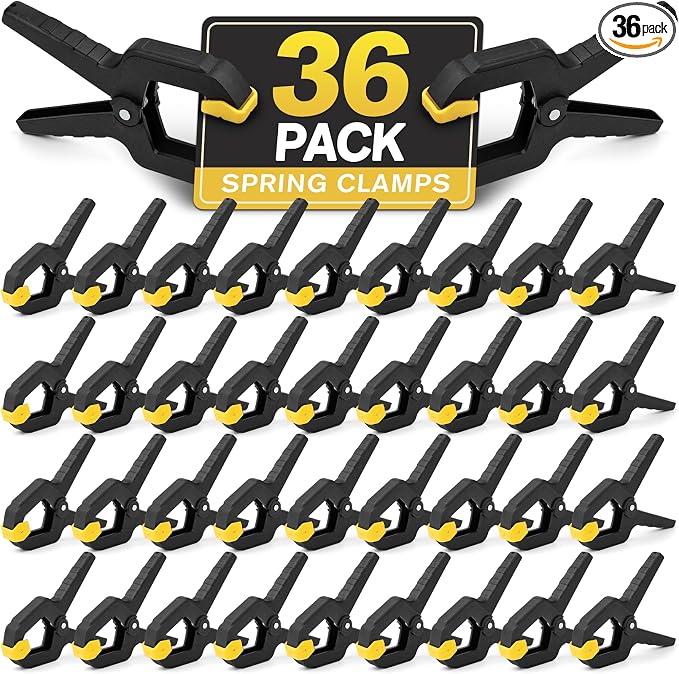 36 Pack Spring Clamps, Clamps for Backdrop, Balloon Clamps, Backdrop Clips | by Unknown