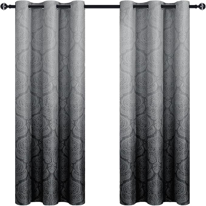 DWCN Ombre Blackout Curtains for Bedroom - Image 9
