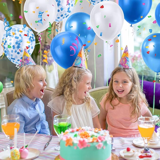 Ainiv 15PCS Blue Balloons, 12inch Thicken Party Balloons - Image 8