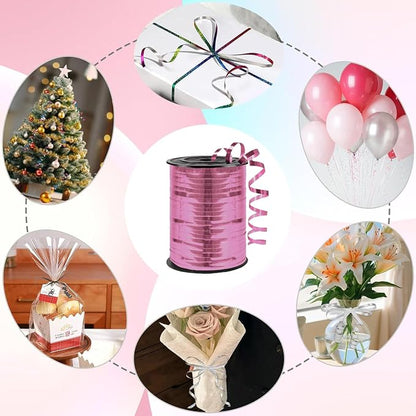 500 Yard Premium Pink Curling Ribbon, Curling Ribbon - Image 3