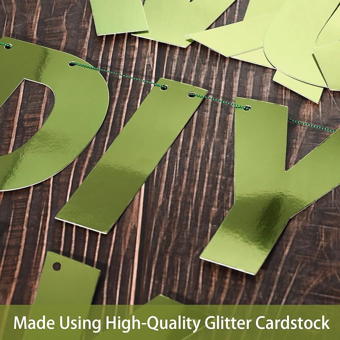 TaoBary 112 Pcs DIY Letter Kit Glitter Customizable Banner Letters Include 107 - Image 4