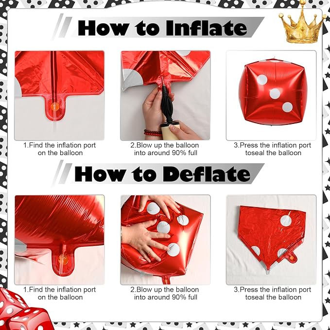 Casino Theme Party Decorations Set - Image 3