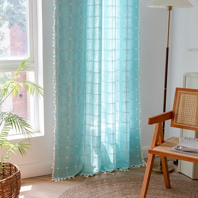 Sutuo Home Boho Curtains 90 Inches Long - Image 3