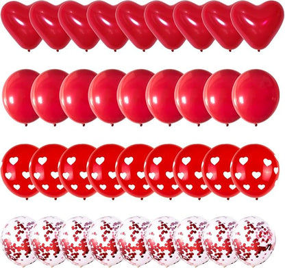 75 PCS Valentines Day Balloons by DECGOL