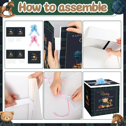 AmazingSpark 28in Giant Gender Reveal Gift Box - Image 3