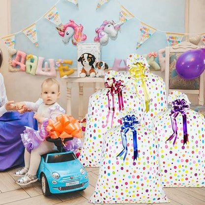 4 Pcs Large Gift Bags Oversized Plastic Storage Bags 48"x 36" - Image 9