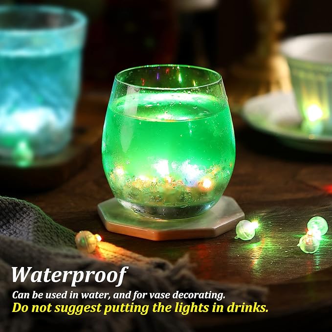 ZGWJ 200PCs Green Balloon Lights Mini, Battery Powered, Long Standby Time - Image 4
