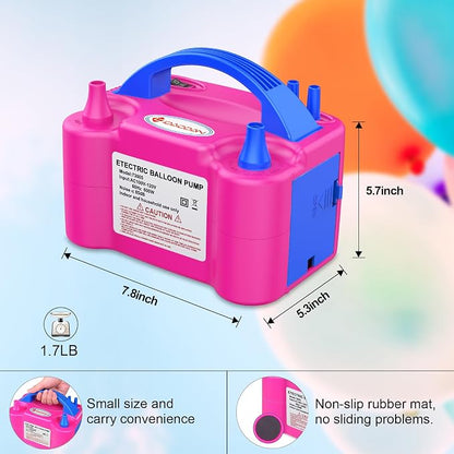 IDAODAN Electric Balloon Pump, Portable Electric Balloon Blower Machine - Image 2