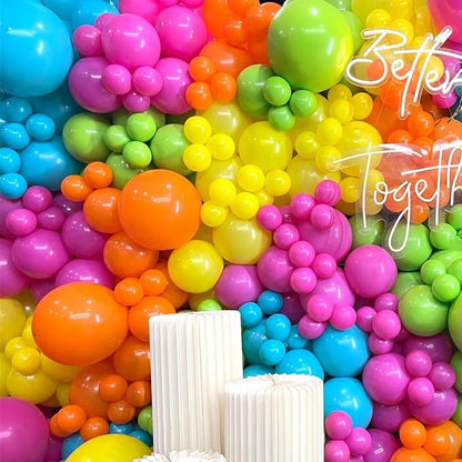 412pcs Summer Tropical Balloon Arch Garland Kit, Different Sizes 18 12 10 5inch - Image 5