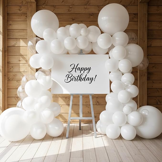 RUBFAC White Giant Balloons 6Pack 36 Inch Jumbo Large Latex Balloons - Image 7
