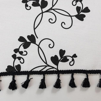 F-CHU Bohemian Floral Curtains 63 Long Patterned Curtain - Image 7