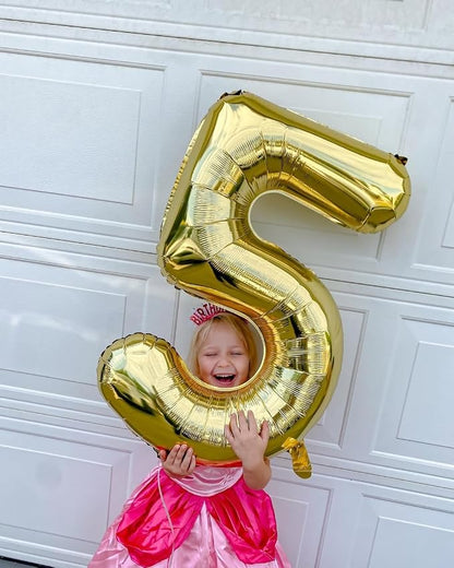 Champagne Gold Number 8 Balloon 40 Inch - Image 4