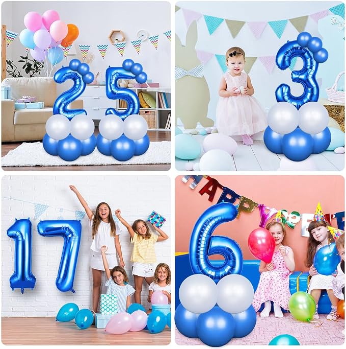 OFFCUP 40 Inch Blue Number 50 Balloon - Image 7
