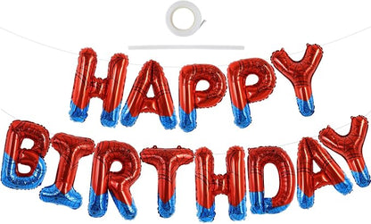 Vuzvuv Spider Theme Happy Birthday Balloon, Photography Background by Vuzvuv