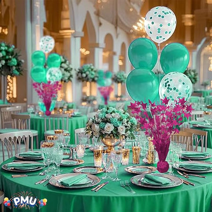 PMU Bursting Star Metallic Foil Spray Centerpiece- Hot Pink Balloon Weights - Image 7