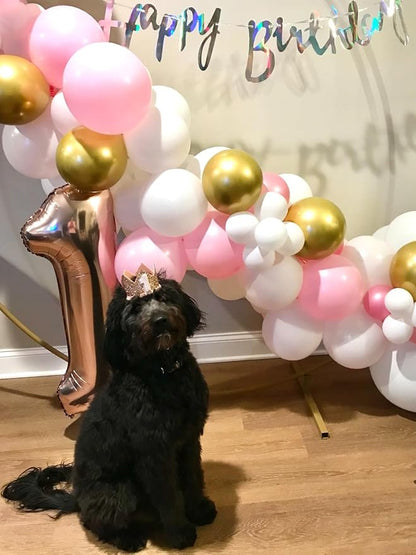 5 Balloon Numbers Birthday Decorations, 40In Rose Gold Balloons - Image 4