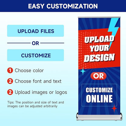 Custom Retractable Banner with Silver Aluminum Stand, Durable & Easy Setup - Image 6